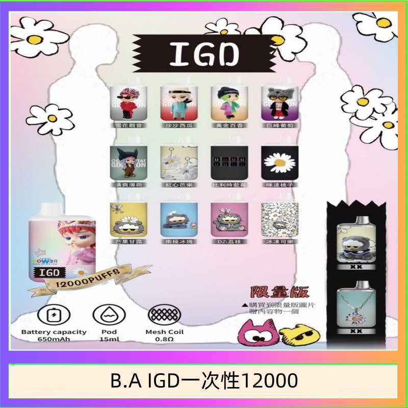 B.A IGD12000口 電子煙